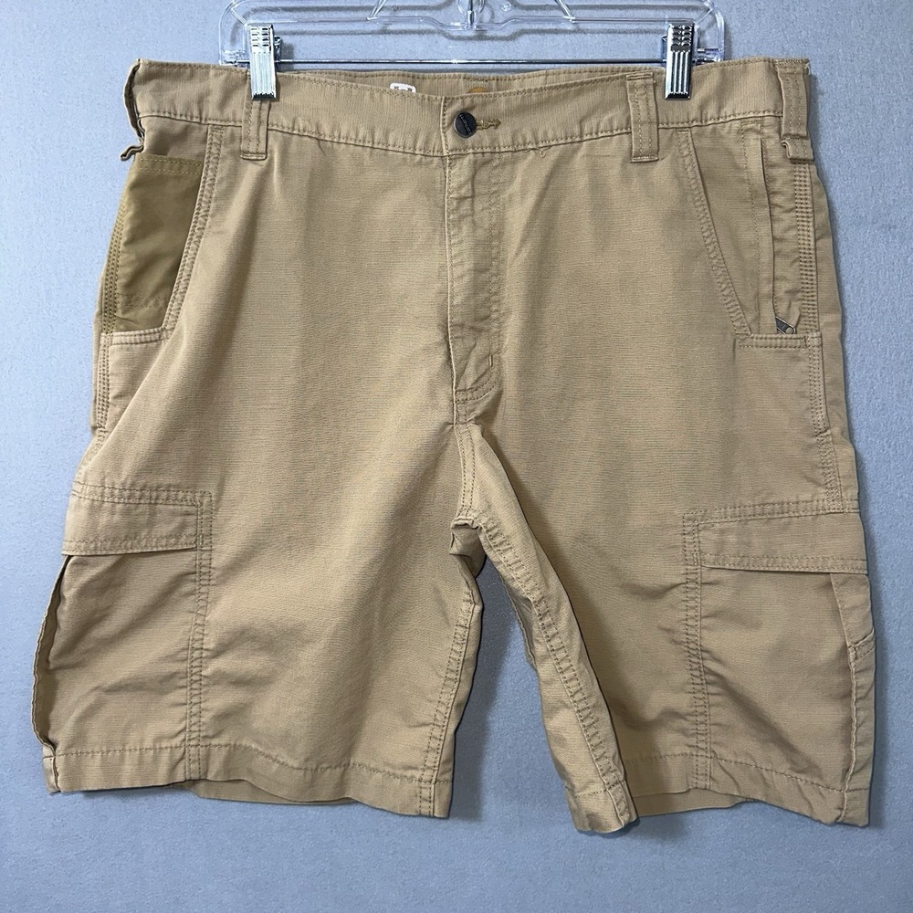 Carhartt Force Extremes Shorts Men's Size 38 Relaxed Fit Cargo Utility Beige